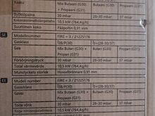 Газовый гриль FIREPLUS в упаковке, НОВЫЙ