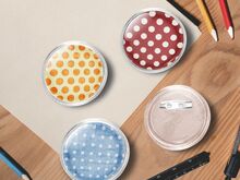vidaXL märkide komplekt, 100 tk, akrüül, 44 mm