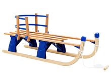 vidaXL seljatoega puidust kokkupandav kelk 119 cm