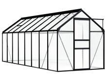 vidaXL kasvuhoone, antratsiithall, alumiiniumist 9,31 m²