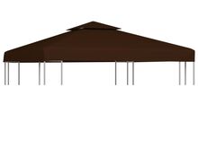 vidaXL kahekordne varjualuse katus 310 g/m² 3 x 3 m, pruun