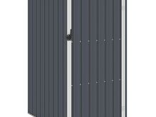 vidaXL aiakuur, antratsiithall, 87 x 98 x 159 cm, tsingitud teras