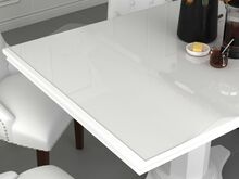 vidaXL lauakaitse, läbipaistev, 120 x 60 cm, 2 mm, PVC