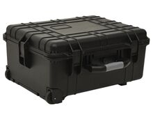 vidaXL kaasaskantav transpordikohver, must, 58 x 45 x 27 cm, PP