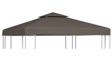 vidaXL kahekordne varjualuse katus 310 g/m² 3 x 3 m, tumehall