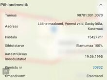 Pakkumisel on  metsamaad