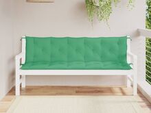 vidaXL aiapingi istmepadjad 2 tk, roheline, 180x50x7 cm, oxford-kangas
