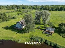Jõe kaldal elamu ja saun suurel kinnistul!