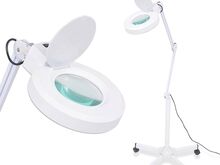 Suurendusklaasiga lamp jalaga