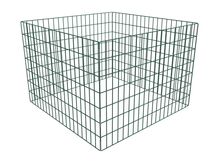 vidaXL ruudukujulise võrgusilmaga aiakomposter 100 x 100 x 70 cm