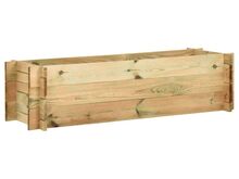 vidaXL köögiviljapeenar, immutatud männipuit, 120 cm