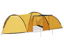 vidaXL iglutelk, 650 x 240 x 190 cm, 8 inimesele, kollane