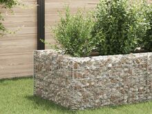 vidaXL gabioon-taimelava, teras 360 x 90 x 50 cm
