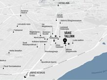 Müüa 8 loft-stiilis üürituba kesklinna piirkonnas