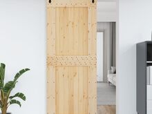 vidaXL uks, NARVIK, 90x210 cm, männipuit