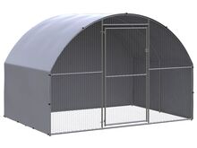 vidaXL kanakuut, 3 x 2 x 2 m, tsingitud teras