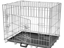 Kokkupandav metallist puur koerale, M