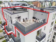 Penthouse läbi kahe korruse, suure terrassiga