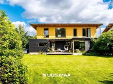 Avar planeering, privaatne aed, suur terrass, saun
