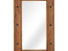 vidaXL peegel, tugev akaatsiapuit, 50 x 80 cm