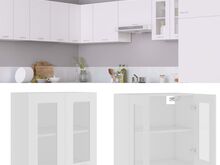 vidaXL köögikapp, valge, 60 x 31 x 60, tehispuit