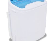 vidaXL kahe kambriga minipesumasin 5,6 kg