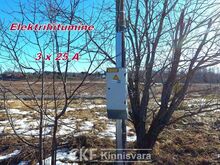 DET.PLANEERINGUGA KINNISTU! ELEKTER 3 x 25 A!