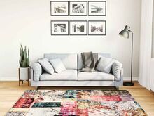 vidaXL lapivaip, pestav, 120 x 180, mitmevärviline, libisemisvastane