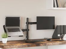 vidaXL monitori kinnitus must terase VESA 75/100 mm