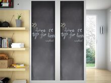 Seinakleebis tahvel 0,45 x 2 m 2 rulli, kriidid