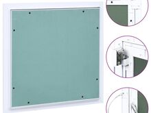 vidaXL ligipääsupaneel alumiiniumraami ja kipsiga 400 x 400 mm