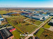 Suure arengupotentsiaaliga ärimaa kinnistu hinnatud äripargis