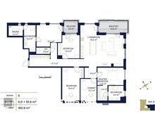 Eksklusiivne merevaatega kodu Noblessneris – 6 tuba, 165 m², 2 klaasitud rõdu ja saun aknaga
