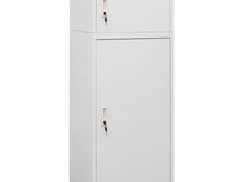 vidaXL sadulakapp, helehall, 53x53x140 cm, teras