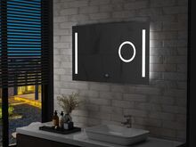 vidaXL vannitoa LED-seinapeegel puutetundliku anduriga 100 x 60 cm