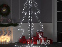 vidaXL koonusekujuline jõulupuu 200 LEDi, tuppa ja õue, 98x150 cm