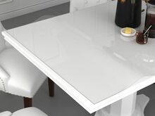 vidaXL lauakaitse, läbipaistev, 140 x 90 cm, 2 mm, PVC