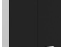vidaXL seina köögikapp, must, 60 x 31 x 60, tehispuit
