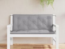 vidaXL aiapingi istmepadjad 2 tk, hall, 120x50x7 cm, oxford-kangas