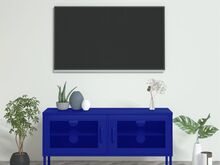 vidaXL telerikapp, tumesinine, 105 x 35 x 50 cm, teras