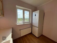 Vaade. Lift. 6-e korruseline maja.