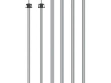 vidaXL teleskoopvaiad pikkusega 102–260 cm, 2 tk, alumiinium