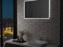 vidaXL vannitoa LED-seinapeegel puutetundliku anduriga 100 x 60 cm