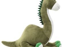 vidaXL dinosaurus brontosaurus kaisuloom, plüüs, roheline