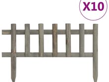 vidaXL murupiirded 10 tk nulupuit 4,4 m