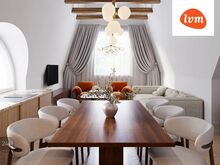 Katusekorruse korter renoveeritud rannarajooni villas.