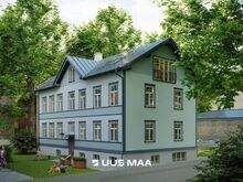 Renoveeritav puitmaja tupiktänava hoovis