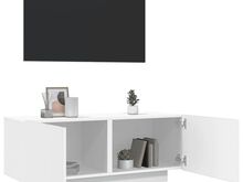 vidaXL telerikapp, valge, 100 x 35 x 40 cm, tehispuit
