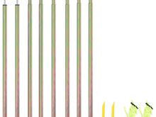 vidaXL päikesepurje postid, 2 tk 200 cm, tsingitud teras
