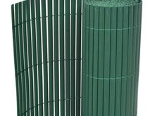 vidaXL kahepoolne piirdeaed, PVC 90 x 300 cm, roheline
